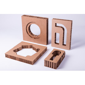 Die cutting packaging Honey comb core paper cardboard sandwich panels
