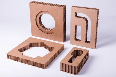 Die cutting packaging Honey comb core paper cardboard sandwich panels