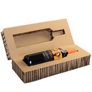 Wine bottle packaging Honey comb core paper cardboard sandwich panels