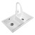 kraus kgd-433b 33 1/2 inch dual mount 50/50 double bowl black onyx granite kitchen sink