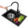 Granite single bowl undermount kitchen sink