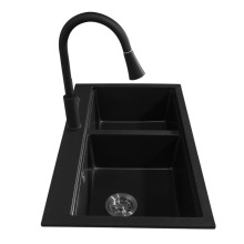 Which material kitchen sink is both good and easy to use?