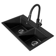 How to install the kitchen granite sink: