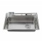 Stainless steel 201/304 single slot kitchen sink top mounted kitchen basin