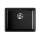 Single-slot heat-resistant quartz heating kitchen sink custom
