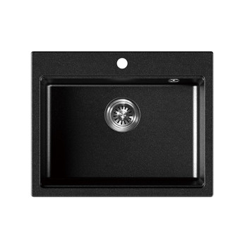 High quality safe quality composite granite kitchen sink black