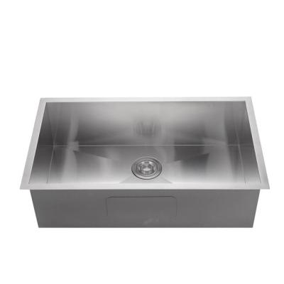 Hotel handmade single bowl stainless steel sink
