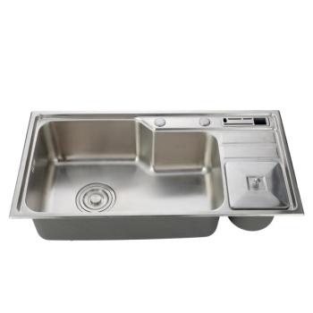 China Handmade Stainless Steel Undermount Double Bowl Kitchen Sink