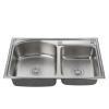 2019 Industrial Single/Double stainless steel kitchen sink with drain board