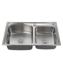 2019 Industrial Single/Double stainless steel kitchen sink with drain board