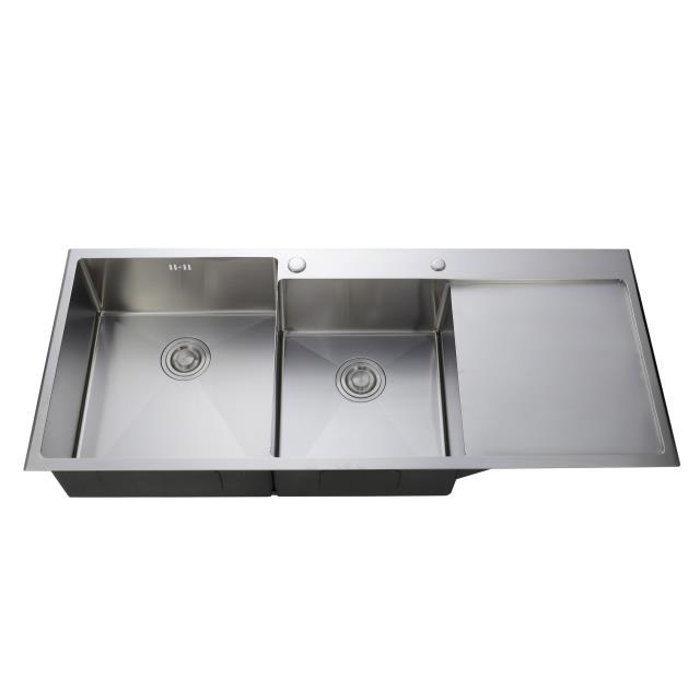 Stainless steel sink maintenance method