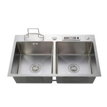 Kitchen stainless steel sink installation precautions