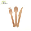 Set de cubiertos de madera desechables ecológicos-160mm