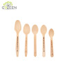 Cuchara de madera desechable biodegradable ecológica