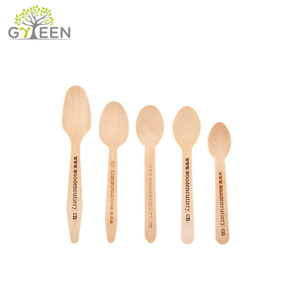 EcoFriendly Biodegradable Disposable Wooden Spoon Greenwood