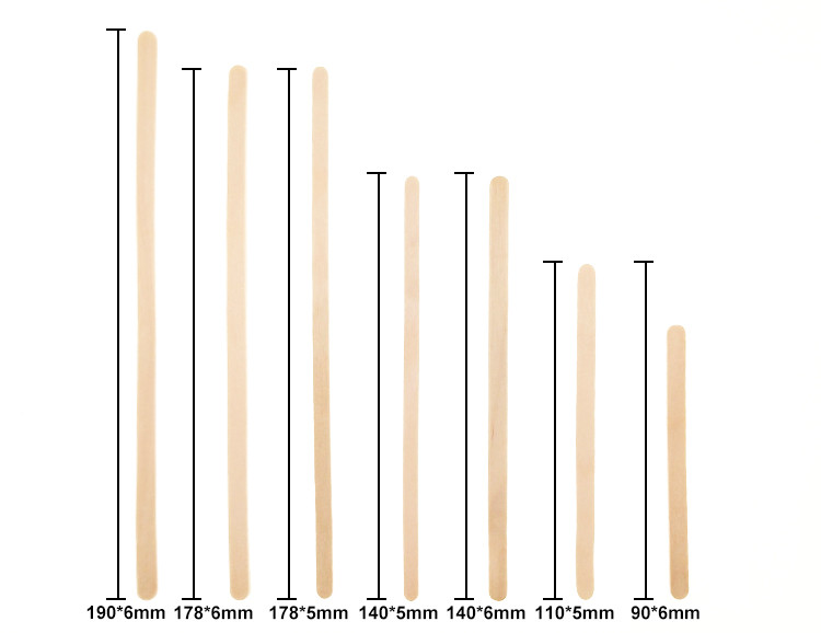 Coffee Stirring Bar Birch Materials of all sizes Biodegradable Disposable Wooden Coffee Stirrers in Bulk  