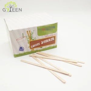 Eco-Friendly Coffee & Drink Holz Rührer mit Box