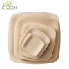 Eco Friendly Disposable Square Bamboo Plate