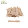 Horquilla de madera desechable biodegradable ecológica