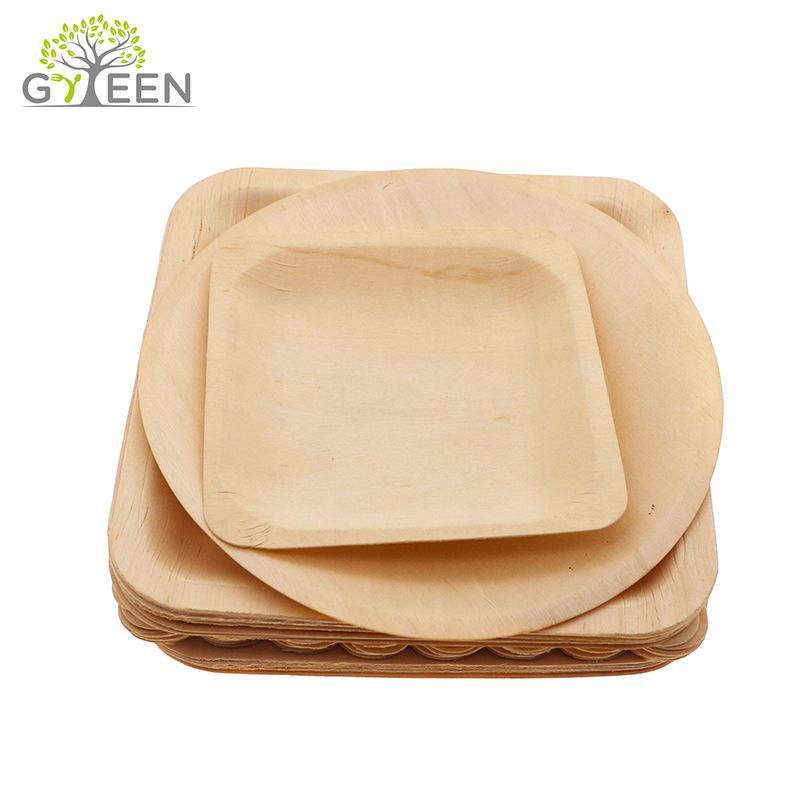 Eco Friendly Disposable Wooden Plate Greenwood