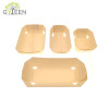 Molde para hornear de madera desechable biodegradable ecológico