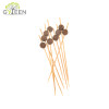 Pincho decorativo de madera desechable respetuoso del medio ambiente / cóctel pincho - Color