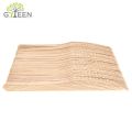 Cubiertos de madera desechables ecológicos con bolsa arrugada POF