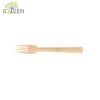 Juego de cubiertos de bambú desechables de 170 mm para llevar