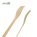 Cubiertos de madera desechables de 165 mm | Tenedor de madera biodegradable natural | Tenedor compostable ecológico