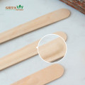Cuchara de madera desechable biodegradable de 160 mm con mango elevado | Cuchara Ecológica