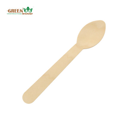 140mm Disposable Wooden Spoon | Environmentally Friendly Biodegradable Spoon
