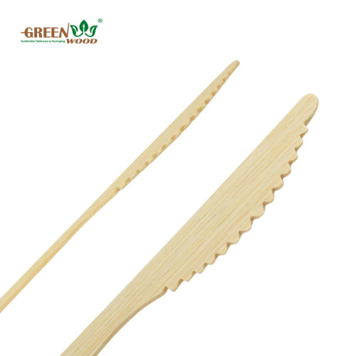 170mm 一次性竹制餐具套装 | 竹制刀叉勺