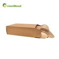 Disposable Wooden Cutlery Set with Paper Box -100pcs Packing Eco-Friendly Wooden Cutlery Kit Wholesale