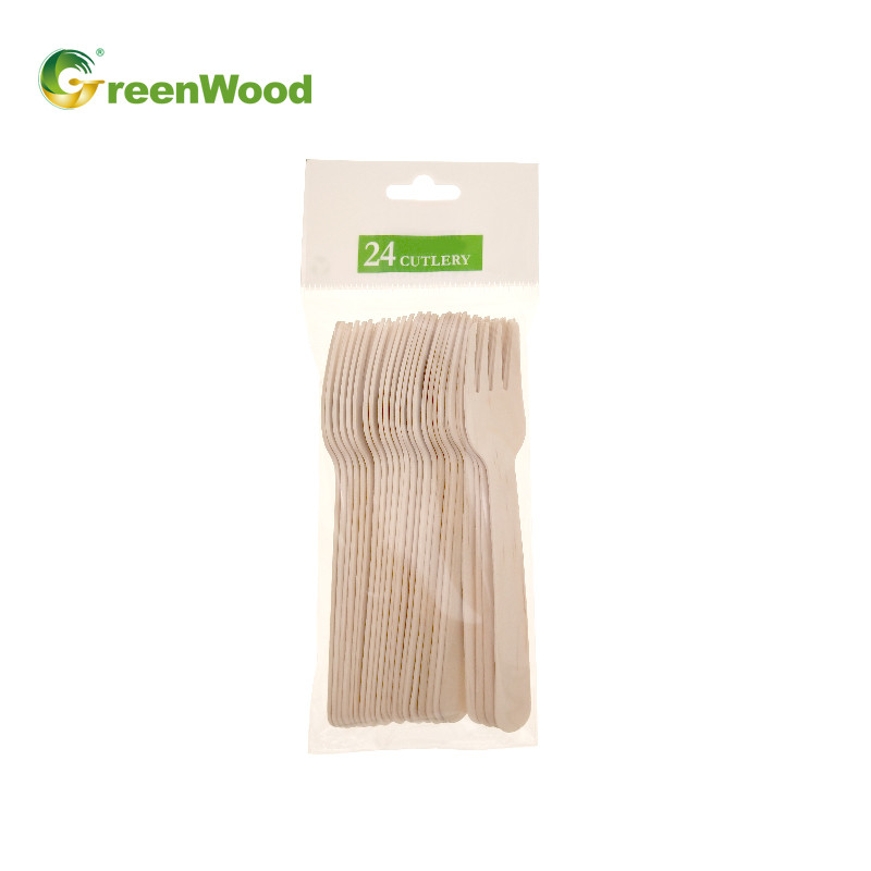 Eco-Friendly Disposable Wooden Cutlery Set-165mm,Disposable Wooden Cutlery,Disposable Wooden Cutlery packing