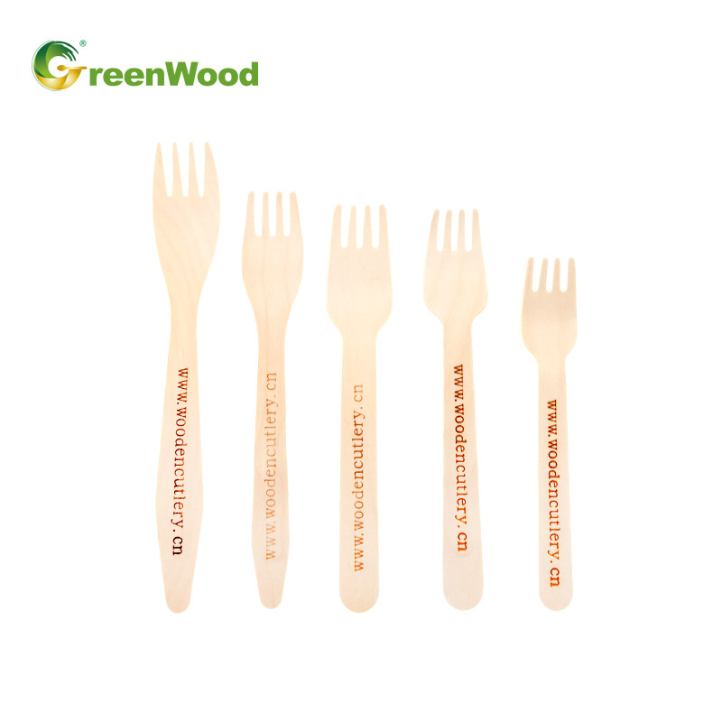 桦木叉子，木叉子，一次性木餐具叉子，木制餐刀，定制标志木叉子，自有品牌木叉子