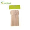 Wooden Spoon Eco-Friendly Disposable Wooden Cutlery with OPP Retail Bag With Hanger