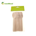 Eco-Friendly Disposable Wooden Cutlery with OPP Retail Bag