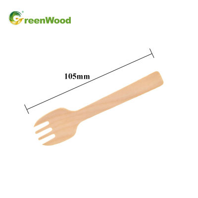 Eco-Friendly Biodegradable Disposable Wooden Spork Made in Chinese Factories