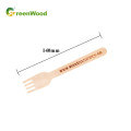 Birch Fork Eco-Friendly Biodegradable Disposable Wooden Fork Customized LOGO Fork Private Label