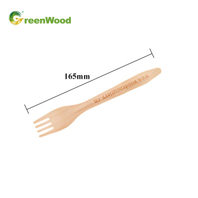 Eco-Friendly Disposable Wooden Cutlery Set-165mm Cutlery Wholesale Factory