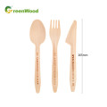 Eco-Friendly Disposable Wooden Cutlery Set-165mm Cutlery Wholesale Factory
