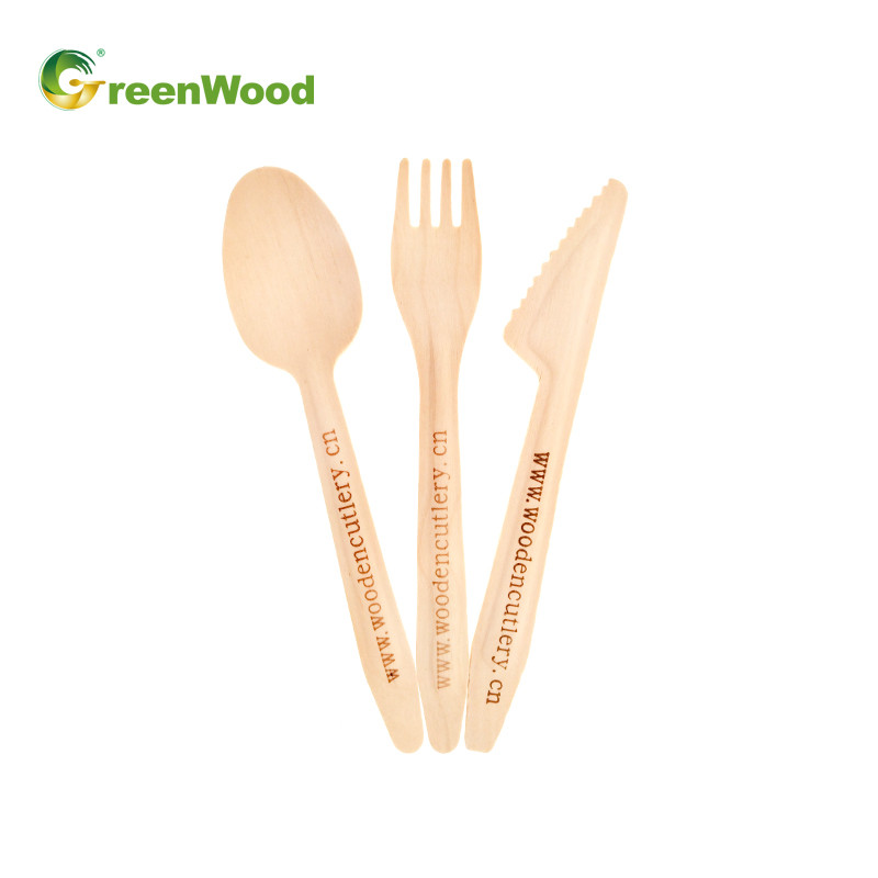 EcoFriendly Disposable Wooden Cutlery Set165mm Cutlery Wholesale