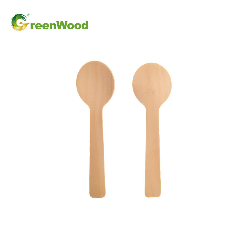 Birch Material Ice Cream Spoon,Biodegradable Disposable Small Wooden Spoon For Ice Cream,Ice Cream Spoon,Ice Cream Spoon Wholesale,Wooden Tea Spoon,Wooden Coffee Spoon