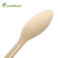 160mm Wooden Spoon Biodegradable Disposable Wooden Spoon with Raised Handle | Eco-Friendly Birch Spoon