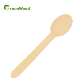 160mm Birch Spoon Eco-Friendly Biodegradable |Disposable Wooden Spoon| Customized