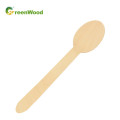 160mm Birch Spoon Biodegradable Disposable Wooden Spoon Customized | Eco-Friendly Wooden Spoon Private Label
