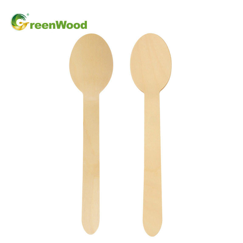 160mm Wooden Spoon,Birch Spoon,Biodegradable Disposable Wooden Spoon,Wooden Spoon Customized,Eco-Friendly Wooden Spoon,Wooden Spoon Private Label