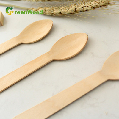 140mm Disposable Wooden Spoon Environmentally Friendly Spoon Biodegradable |Wooden Spoon Wholesale