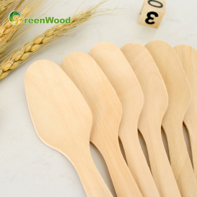 185mm Disposable Wooden Spoon| Eco-Friendly Biodegradable Wooden Spoon For Food/Dessert