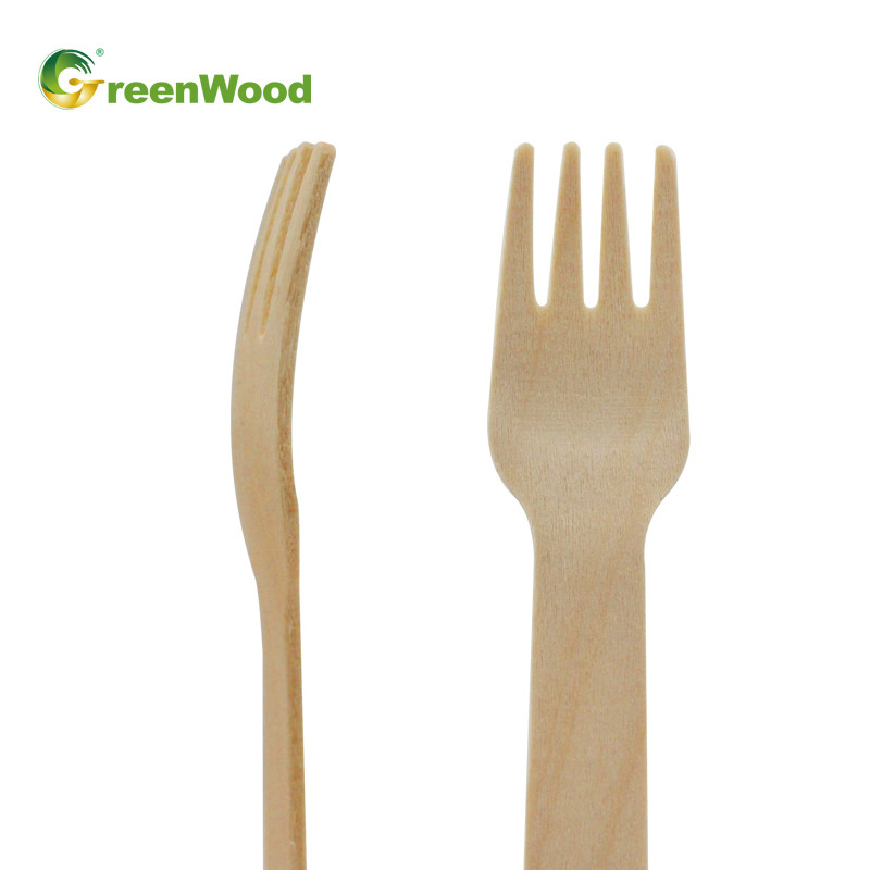 140mm Birch Fork,Disposable Wooden Fork,Eco-friendly Compostable Fork,Wooden Cutlery,Natural Biodegradable Fork,